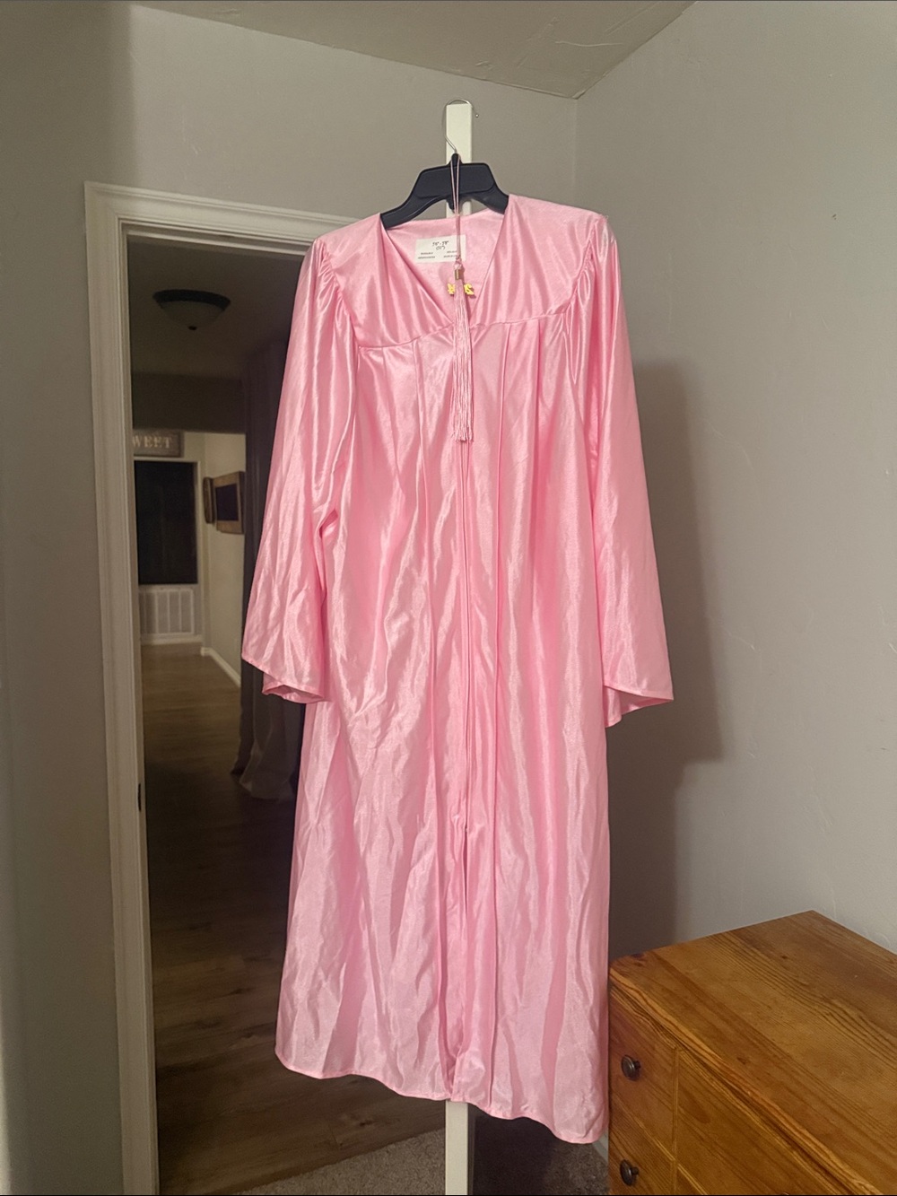 Pink Women's Graduation Gown - Classic Lightweight Robe